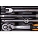 Набір насадок торцевих MasterTool 78-4124 PROFI, CrV 1/2