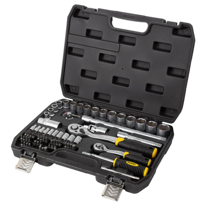 Набір насадок торцевих і біт 1/4