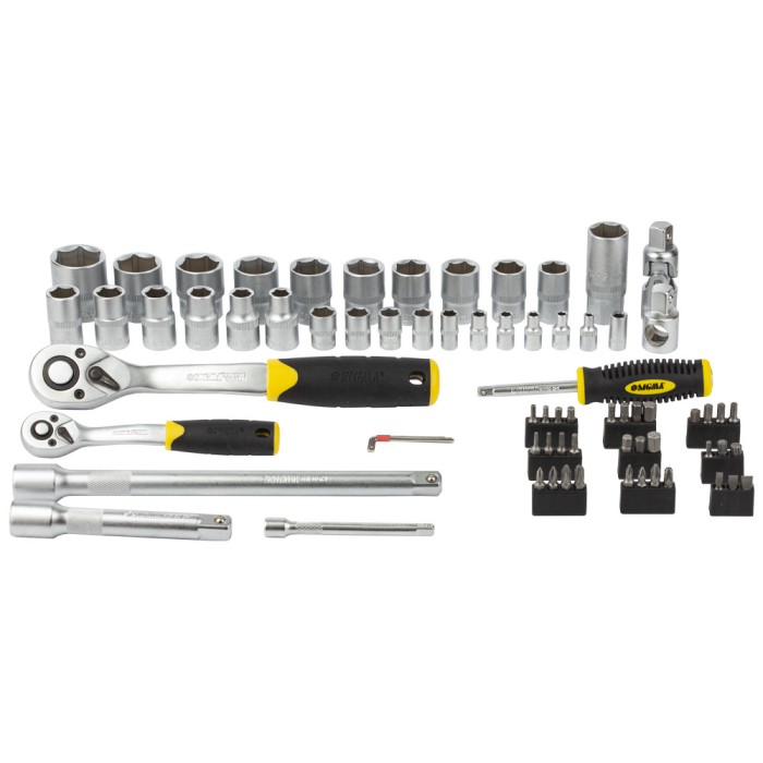 Набір насадок торцевих і біт 1/4