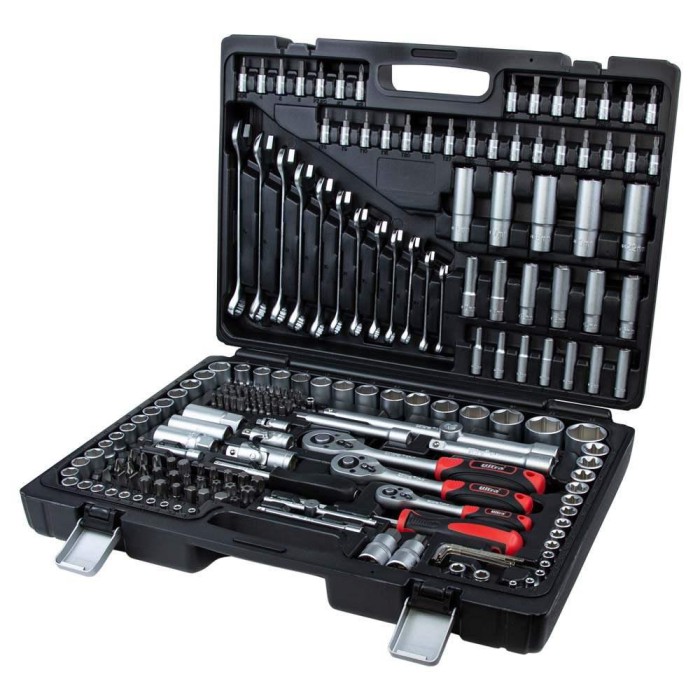 Набір насадок торцевих і біти 1/4