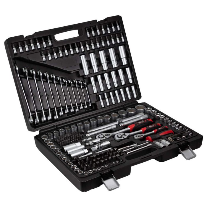 Набір насадок торцевих і біти 1/4