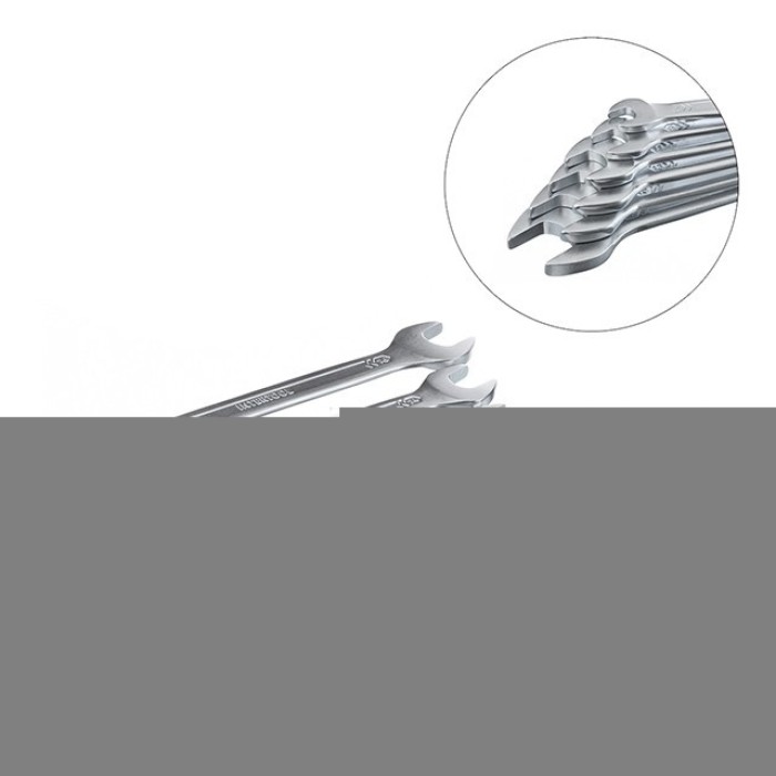 Набір ріжкових ключів INTERTOOL XT-1101, 6 шт. 6-17 мм Cr-V, покриття сатин-хром; PROF DIN3113