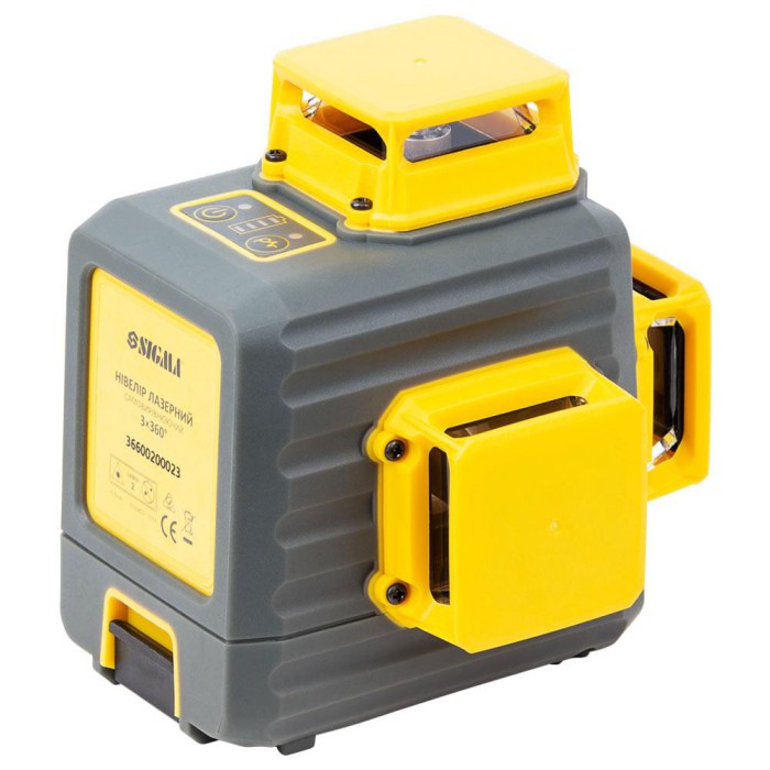 Нівелір лазерний самовирівнювальний 3×360° SIGMA (3727211)