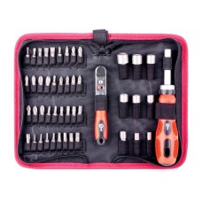 Викрутка реверсивна з комплектом насадок і трещеткой INTERTOOL VT-1048