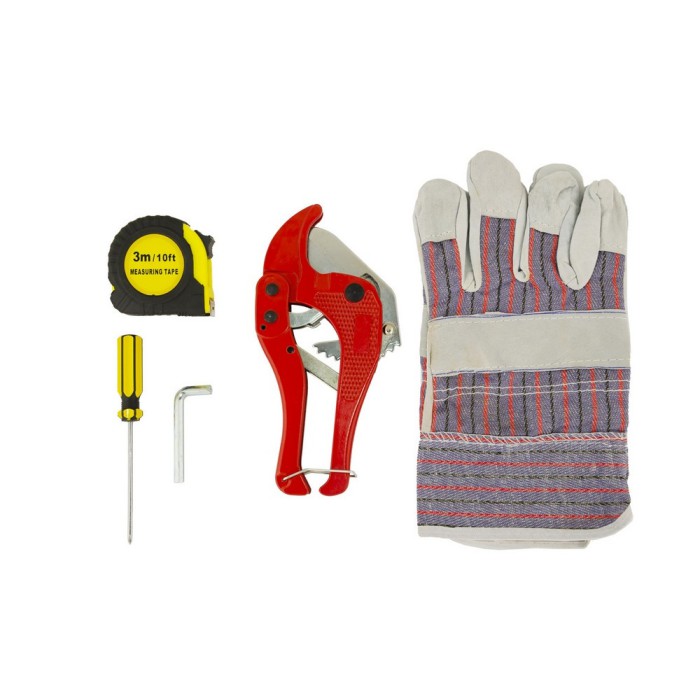 Паяльник для пластикових труб MASTERTOOL ППТ2450, 2450 Вт, 6 насадок, LED-індикація, кейс, регулятор температури