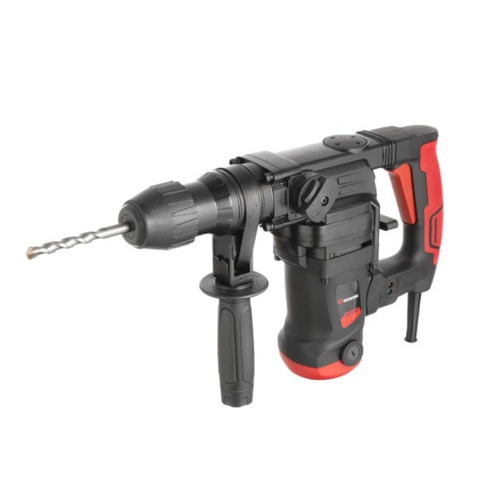 Перфоратор INTERTOOL WT-0161, 1250Вт, 3 режими, 0-800 об/хв, 0-3900 уд/хв, 4 Дж, регулювання обертів