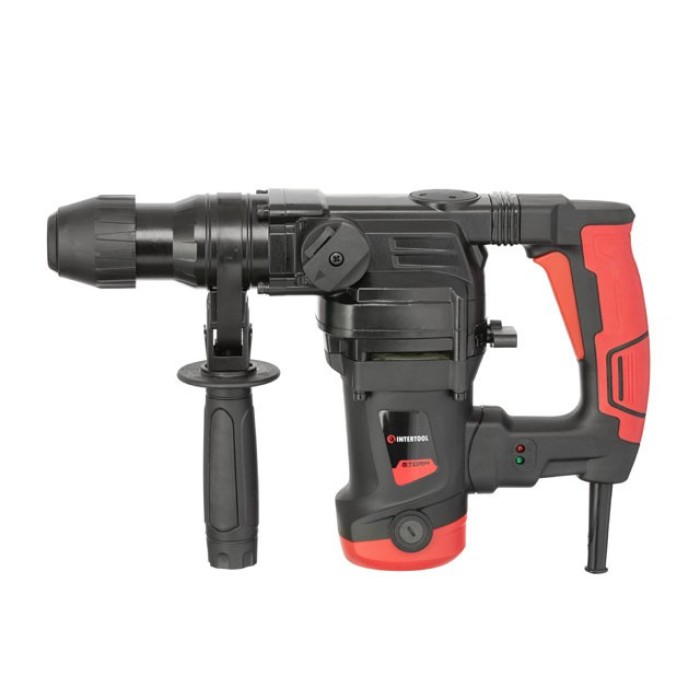 Перфоратор INTERTOOL WT-0161, 1250Вт, 3 режими, 0-800 об/хв, 0-3900 уд/хв, 4 Дж, регулювання обертів