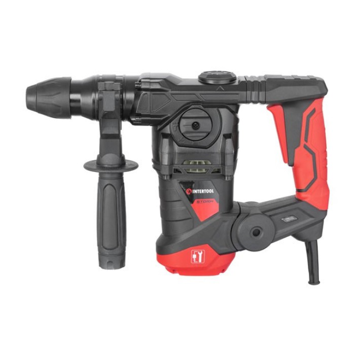 Перфоратор INTERTOOL WT-0163, 1500Вт, 3 режими, 0-850 об/хв, 0-4500 уд/хв, 6 Дж, регулювання обертів