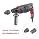 Перфоратор INTERTOOL WT-0171, 1000 Вт, 3.2 Дж, 0-1300 об/мин, 0-5100 уд/мин, 3 режима