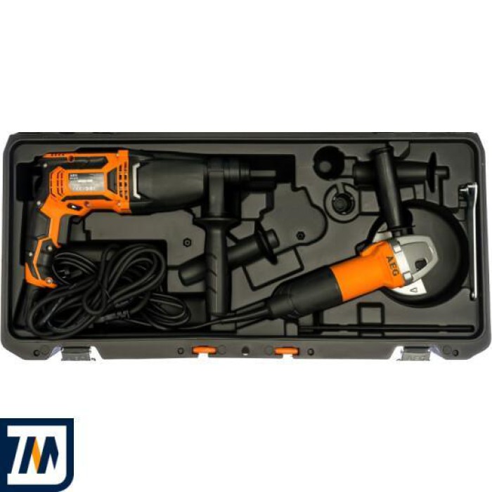 Перфоратор KH24IE + Угловая шлифмашина WS8-115S AEG в кейсе