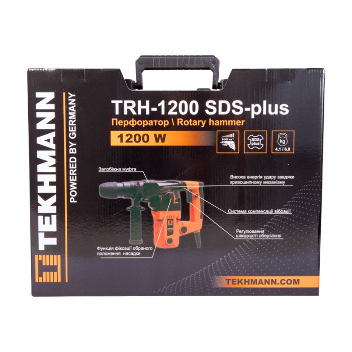 Перфоратор бочкової Tekhmann TRH-1200 SDS-plus