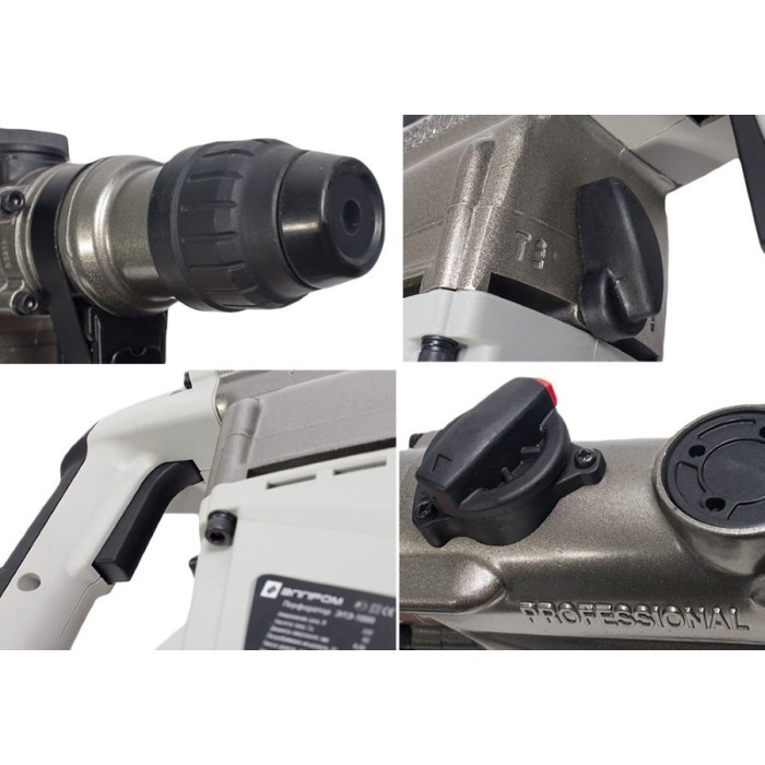 Перфоратор Елпром ЕПЕ-1700, бочковий, SDS-plus, 1000 Вт, 800 об/хв, 4000 уд/хв, 4.3 Дж, 3 режими, кейс