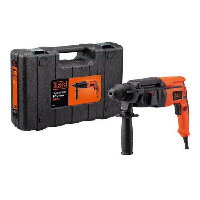 Перфоратор мережевий Black+Decker BDHR26K (800 Вт, SDS+)
