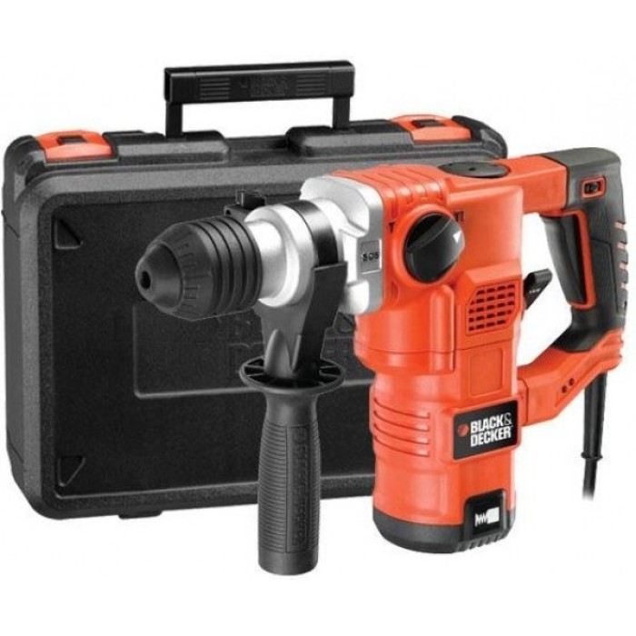 Перфоратор сетевой Black+Decker KD1250K (1250 Вт, SDS+, кейс)