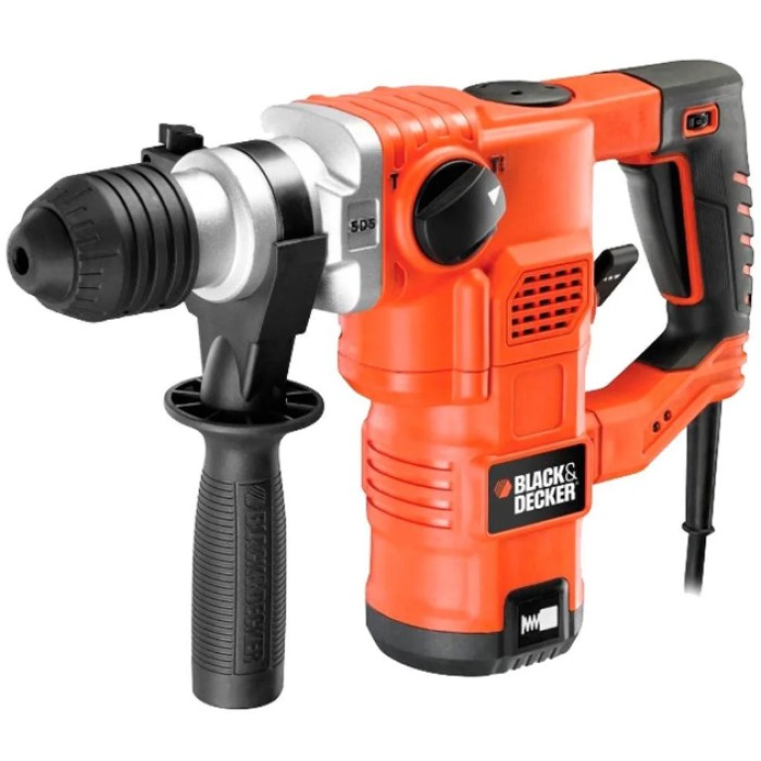 Перфоратор сетевой Black+Decker KD1250K (1250 Вт, SDS+, кейс)