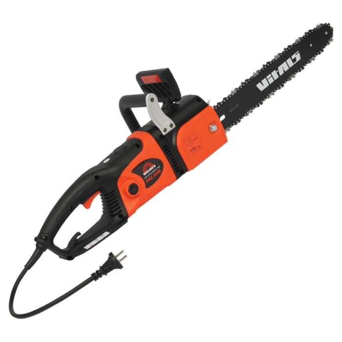 Пила електрична Vitals Master EKZ 2440, 2400 Вт, швидкість ланцюга 14 м/с, шина і ланцюг Oregon