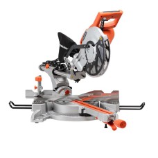 Пила торцювальна Tekhmann TMS-2425, 2400 Вт, 4000 об/хв, диск 255 мм, лазерний маркер, протяжка, пропил 75 мм