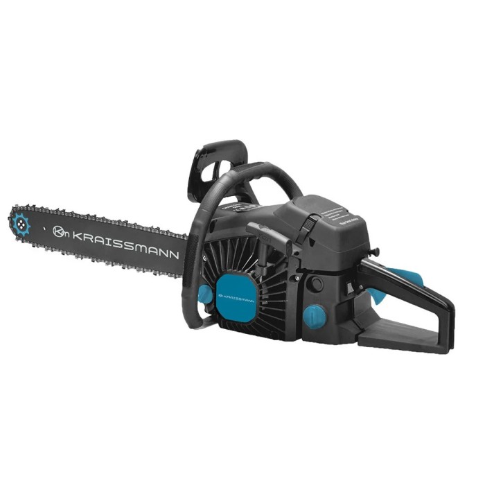 Пила ланцюгова бензинова KRAISSMANN KSC'65, 2650 Вт, 58 см3, шина 450 мм, праймер, кейс, бак 550 мл