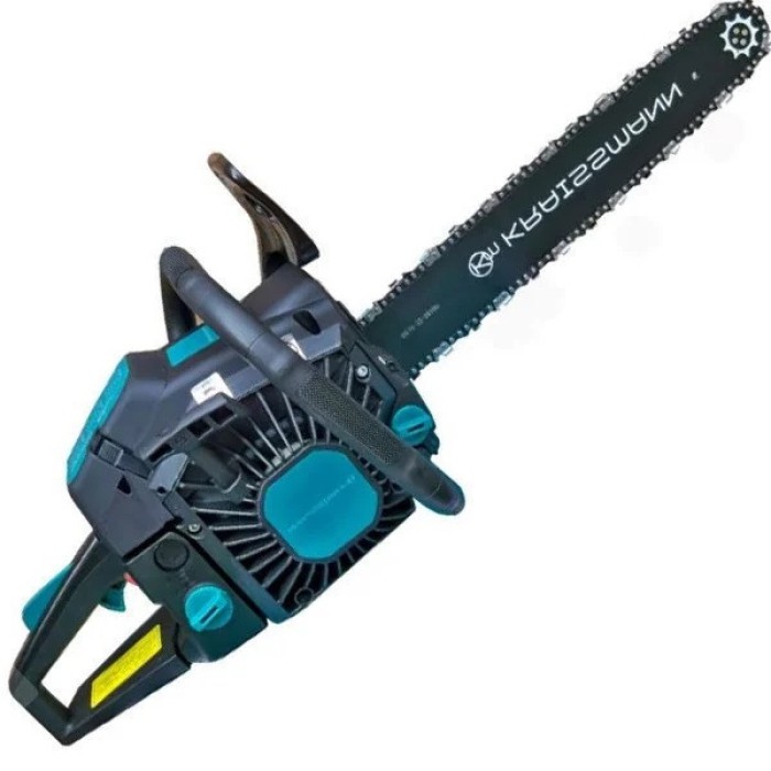 Пила ланцюгова бензинова KRAISSMANN KSC'65, 2650 Вт, 58 см3, шина 450 мм, праймер, кейс, бак 550 мл