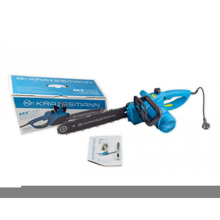 Пила цепная электрическая (электропила) KRAISSMANN EKS'1400 (боковая, шина 350 мм)