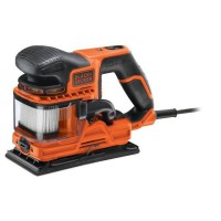 Плоскошліфувальна вібраційна шліфувальна машина BLACK+DECKER KA330E-QS (270 Вт, платформа 92 х 190 мм, хід 2 мм)