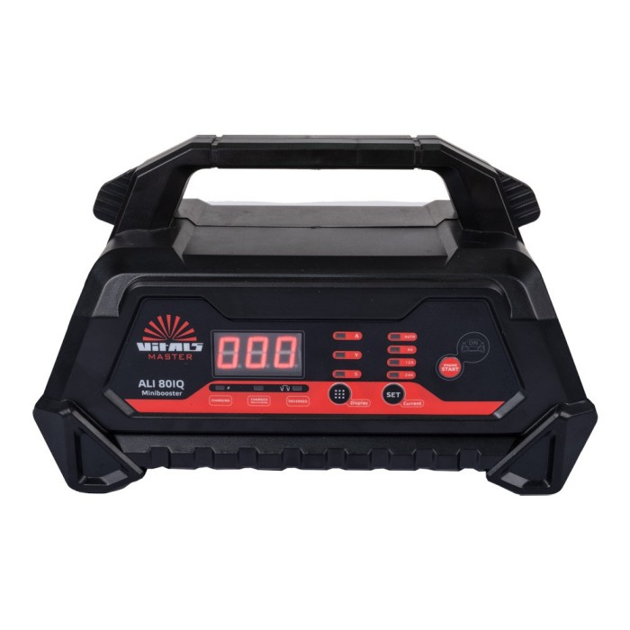 Пуско-зарядное устройство Vitals Master 80IQ Minibooster, 220 В, напряжение зарядки 12/24 В, пусково