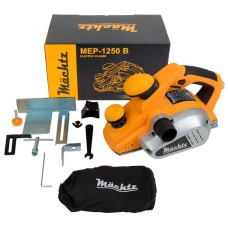 Рубанок електричний Mächtz MEP-1250, 1250 Вт, 16000 об/хв, мішок для пилу, глибина стругання 3мм