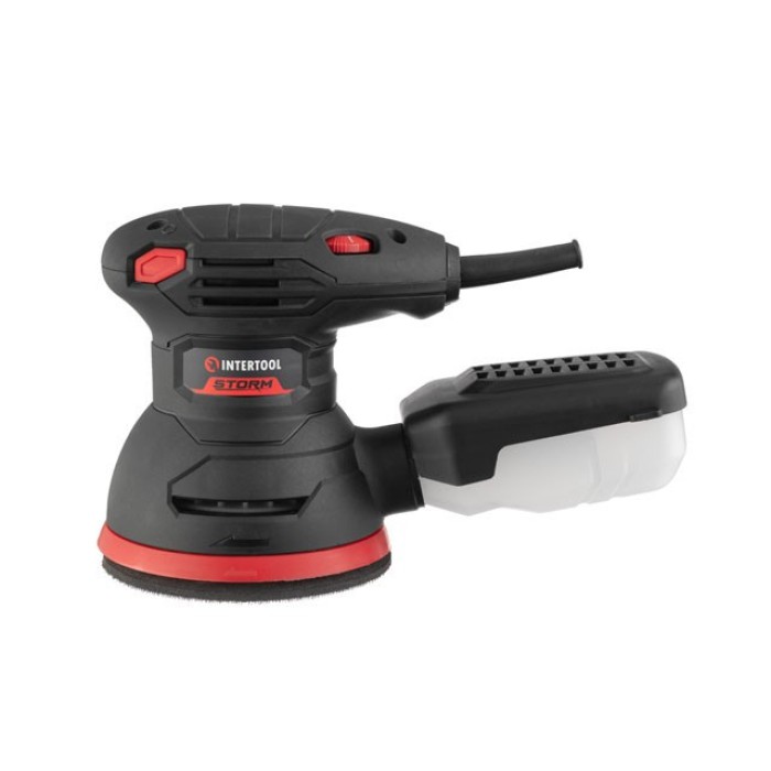 Шліфмашина ексцентрикова INTERTOOL WT-0541, 300 Вт, 5000-12000 об/хв, 125 мм