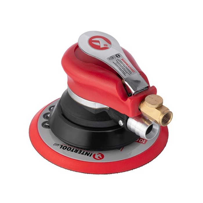 Шлифмашина пневматическая эксцентриковая INTERTOOL PT-1007 (150 мм )