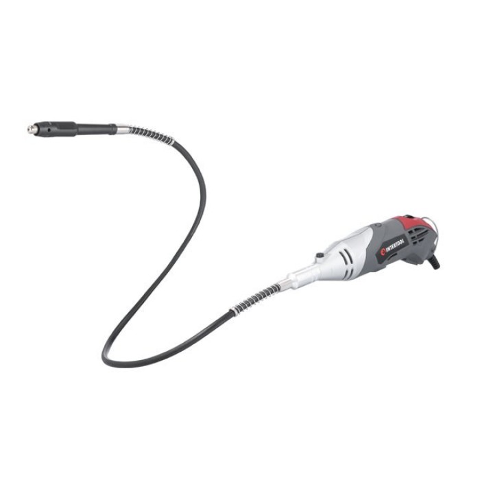 Шлифмашина прямая (гравер) INTERTOOL DT-0517, 170Вт, 8000-35000 об/мин, кейс, аксессуары 40 шт, гибкий вал