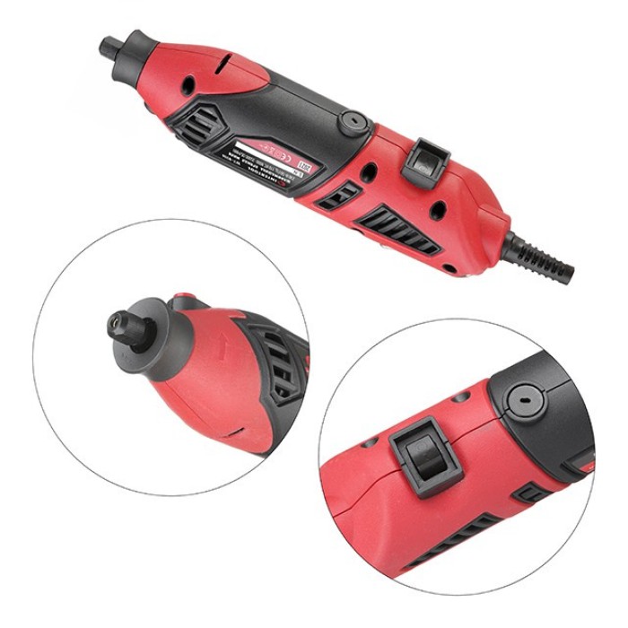 Пряма шліфмашина (гравер) INTERTOOL WT-0516, 170Вт, 8000-35000об/хв, 120ед, кейс, стійка, гнучкий вал Пряма шліфмашина (гравер) INTERTOOL WT-0516, 170Вт, 8000-35000об/хв, 120ед, кейс, стійка, гнучкий вал