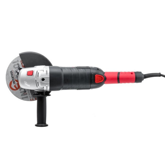 Шліфмашина кутова (болгарка) INTERTOOL WT-0227, 1800Вт, діаметр кола 180мм, 8000 об/хв