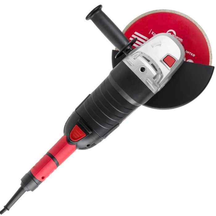 Шліфмашина кутова (болгарка) INTERTOOL WT-0228, 2400Вт, діаметр кола 230мм, 6300 об/хв, плавний пуск