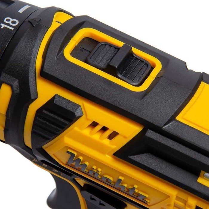 Шуруповерт акумуляторний Machtz MCD-12Q-Li, 12 В, 2 акк., 1.5 Ач, 25 Нм, 1400 об/хв, кейс, DFR патрон