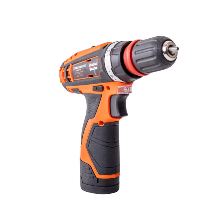 Шуруповерт акумуляторний Tekhmann TCD-35/i12 kit, 12 В, 2 А/год, 1300 об/хв, 35 Нм, 2 шв., LED, DFR патрон Шуруповерт акумуляторний Tekhmann TCD-35/i12 kit, 12 В, 2 А/год, 1300 об/хв, 35 Нм, 2 шв., LED, DFR патрон