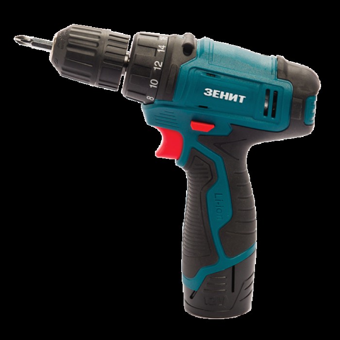 Шуруповерт акумуляторний Зенит ЗША-1213 А Li-2Б