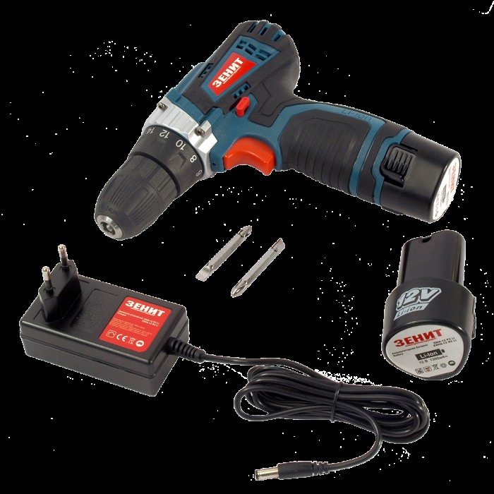 Шуруповерт акумуляторний Зенит ЗША-12 Р2 Li