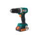 Шуруповерт ударный аккумуляторный с бесщеточным двигателем Sturmax CDM3220BLI (20В, 2,0 Ач, 2 АКБ, кейс)