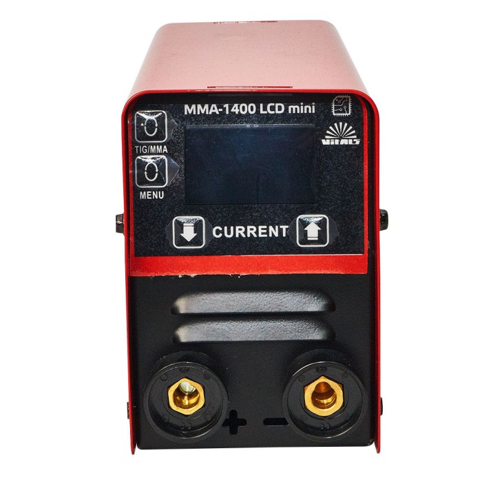 Сварочный аппарат (инвертор) Vitals MMA-1400 LCD mini, 220 В, 5 кВт, диапазон тока 20-140 А, электроды 1.6-4.0