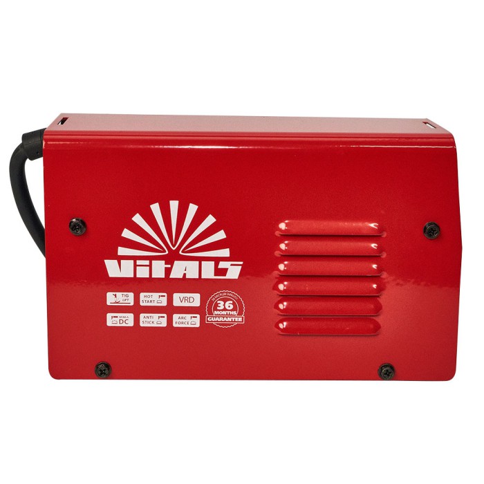 Сварочный аппарат (инвертор) Vitals MMA-1400 LCD mini, 220 В, 5 кВт, диапазон тока 20-140 А, электроды 1.6-4.0