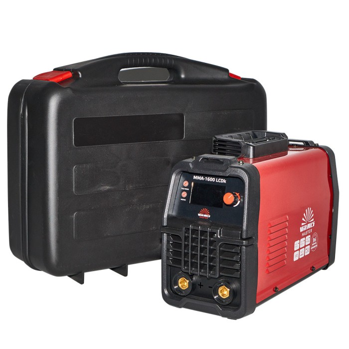 Зварювальний апарат (інвертор) Vitals Master MMA-1600 LCDk, 5 кВт, діапазон струму 20-160 А, електроди 1.6-5.0