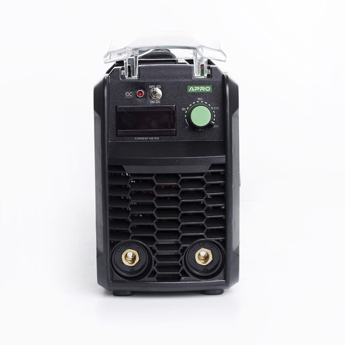 Зварювальний апарат інверторний APRO MMA-180, ел. 5мм, + набір кабелів