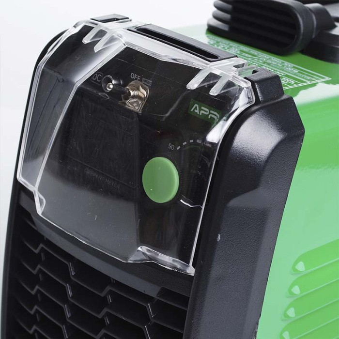 Зварювальний апарат інверторний APRO MMA-180, ел. 5мм, + набір кабелів