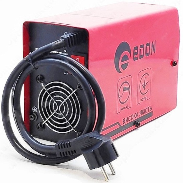 Зварювальний інвертор Edon TB-300P, 220 В, діапазон струму 20-300 А, потужність 3.5 кВА, електроди 1.6-4 мм