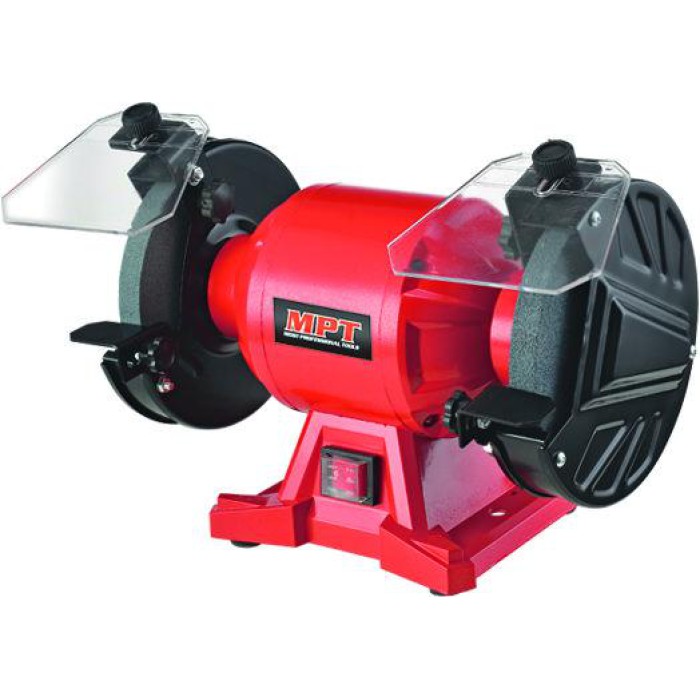 Точильная машина MPT MBG1503 PROFI, 150*12,7 мм, 250 Вт, 2950 об/мин, медная обмотка