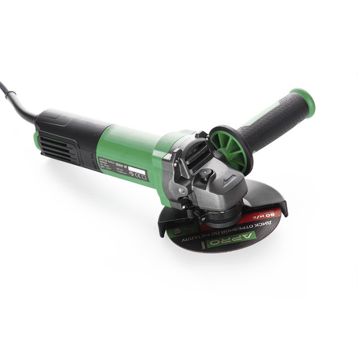 Кутова шліфувальна машина (болгарка) 125/1000 Ш APRO