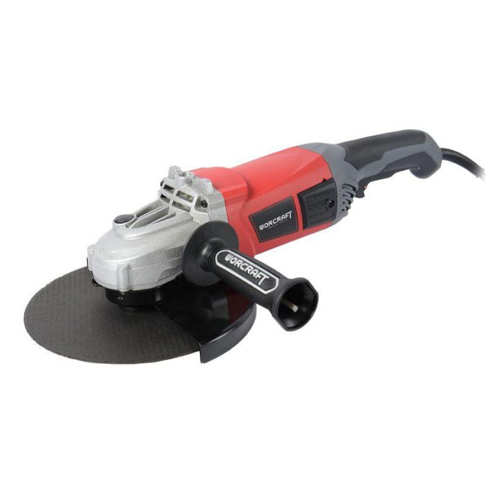 Угловая шлифовальная машина (болгарка) Worcraft AG24-230A, 6600 об/мин, 2350 Вт, диск 230 мм