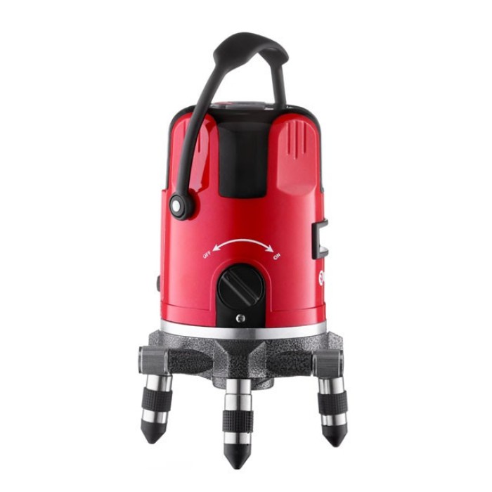 Рівень лазерний 2 лазерні головки, червоний лазер INTERTOOL МТ-3003