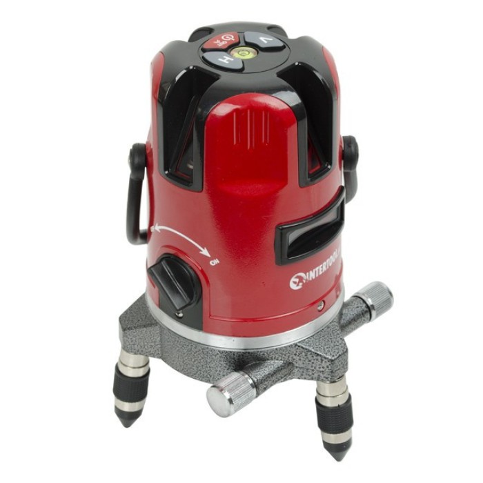 Рівень лазерний Проф. 5 лазерних головок INTERTOOL МТ-3011