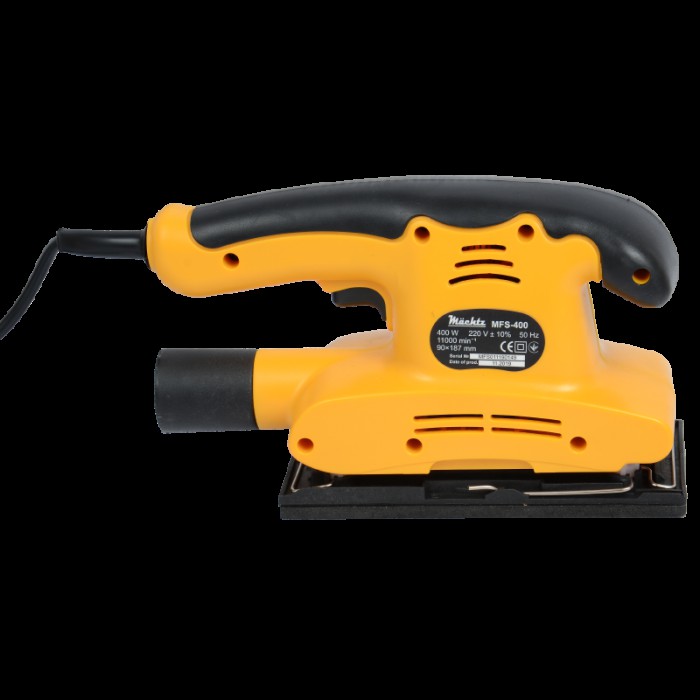 Вібраційна шліфувальна машина Machtz MFS-400, 400 Вт, 11000 об/хв, розмір платформи 90х187 мм Вібраційна шліфувальна машина Machtz MFS-400, 400 Вт, 11000 об/хв, розмір платформи 90х187 мм